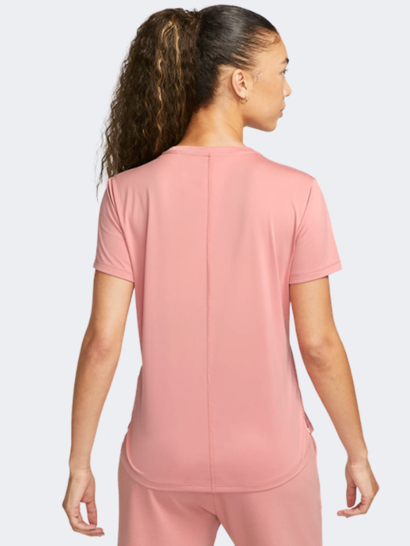 Nike One Women Training T-Shirt Nebula Red/White