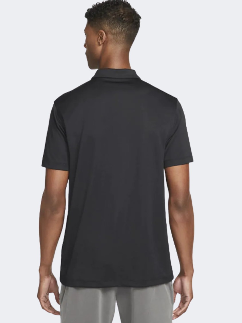Nike Court Dri-Fit Men Tennis Polo Short Sleeve Black/White