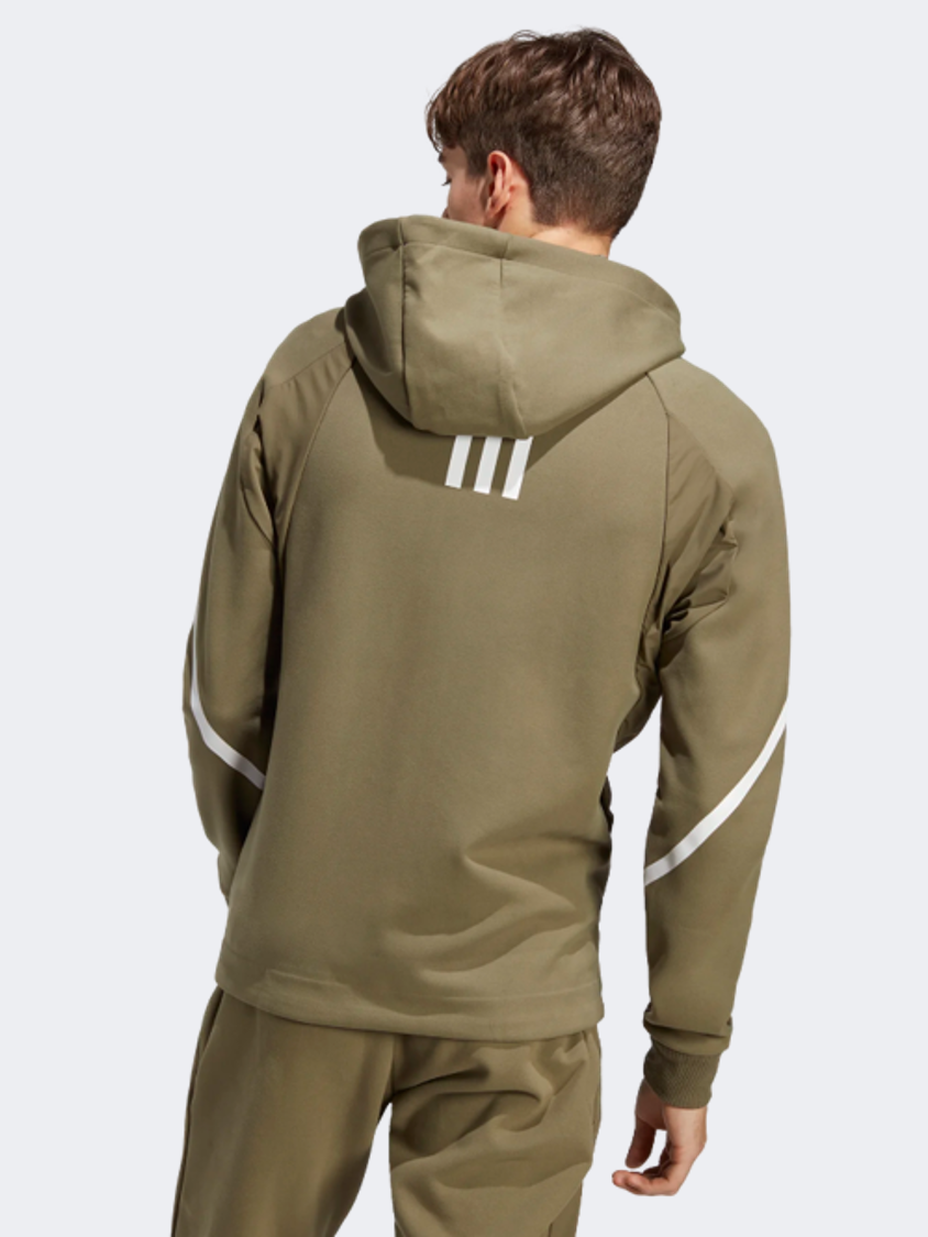 Adidas Designed 4 Gameday Men Sportswear Hoody Olive Strata