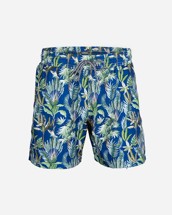 Top Ten Men Beach Swim Shorts Green/Blue 522