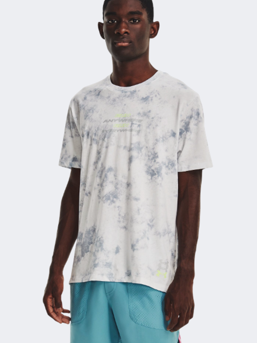 Under Armour Run Anywhere Men Running T-Shirt Grey/Mist