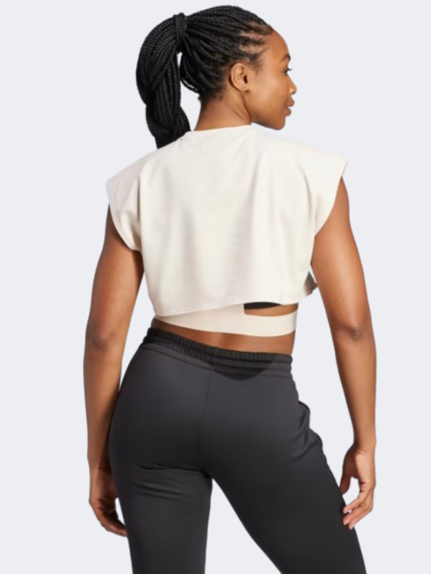 Adidas Power Women Training Tank Linen/White