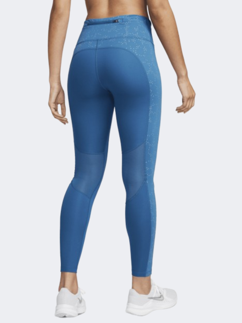 Nike Fast Women Running Tight Industrial Blue