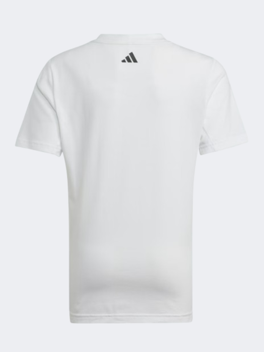 Adidas Hiit Graphic Boys Sportswear T-Shirt White/Pulse Lime