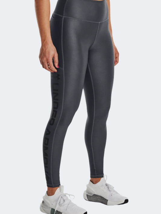 Under Armour Heatgear® Full-Length Women Training Tight Pitch Grey