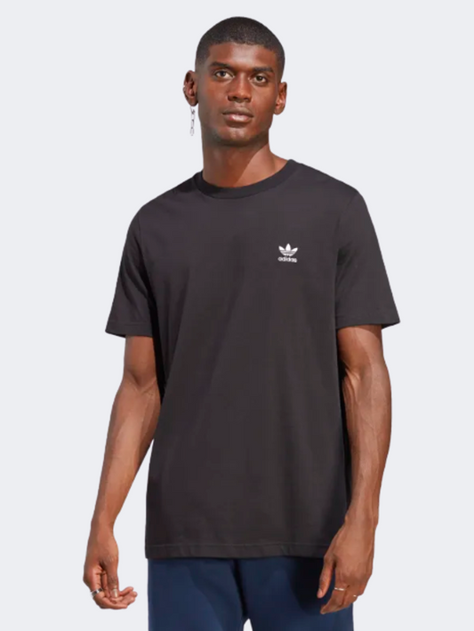 Adidas Trefoil Essentials Men Original T-Shirt Black