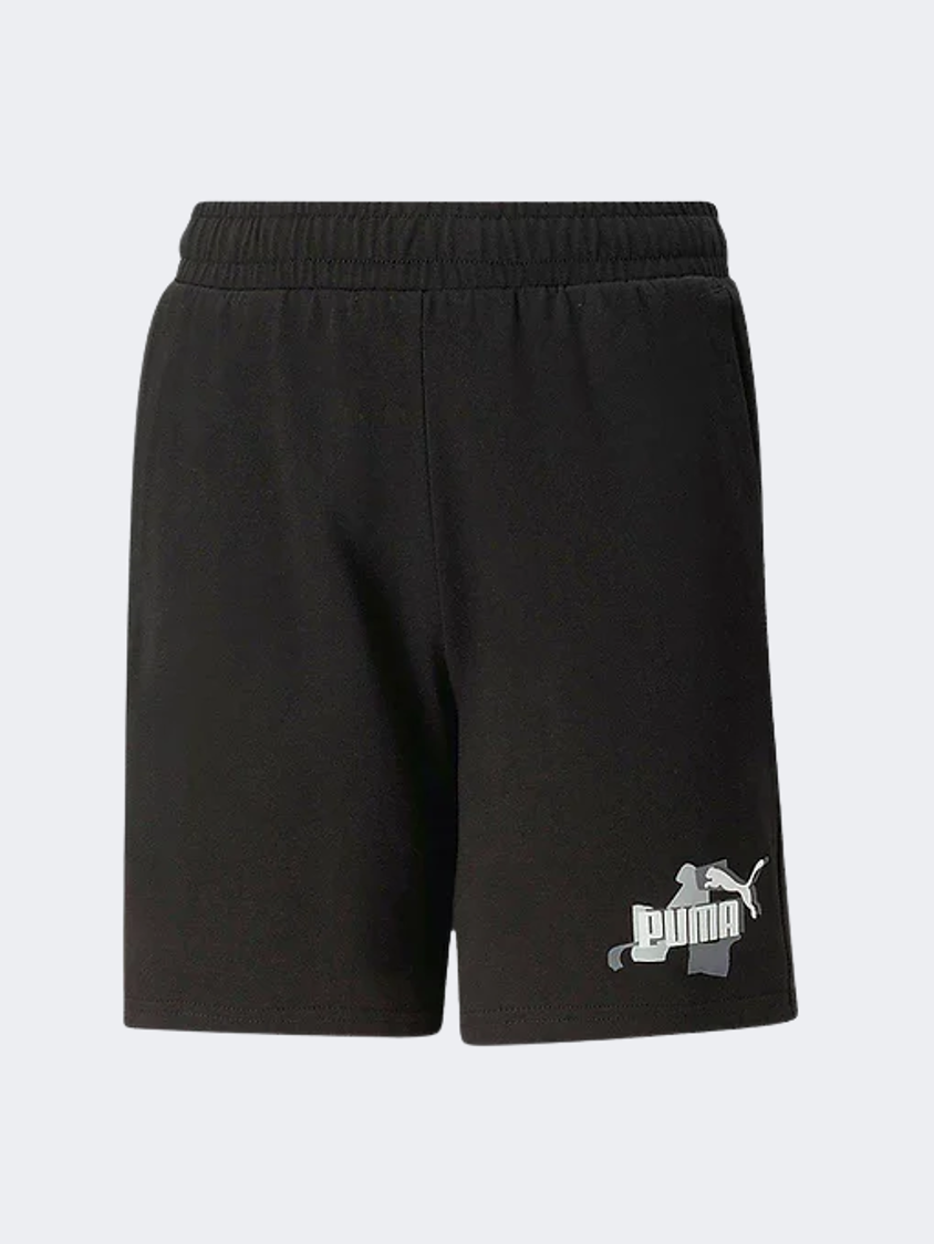 Puma Essential Street Art Boys Lifestyle Short Black