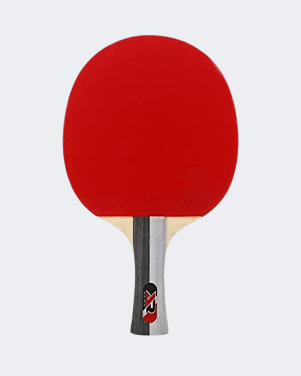 Joerex Long Handle Table-Tennis Racquet Red/Black