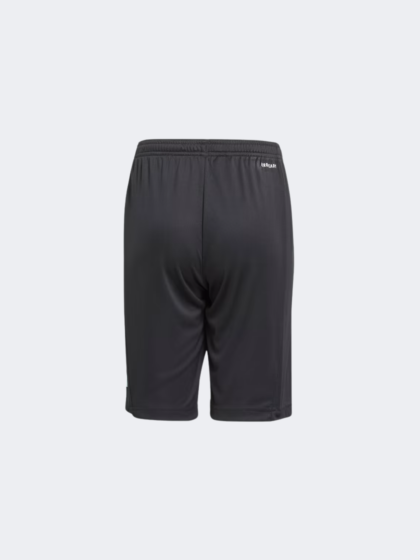 Adidas Essentials Logo Kids-Unisex Sportswear Short Black/Flash Aqua