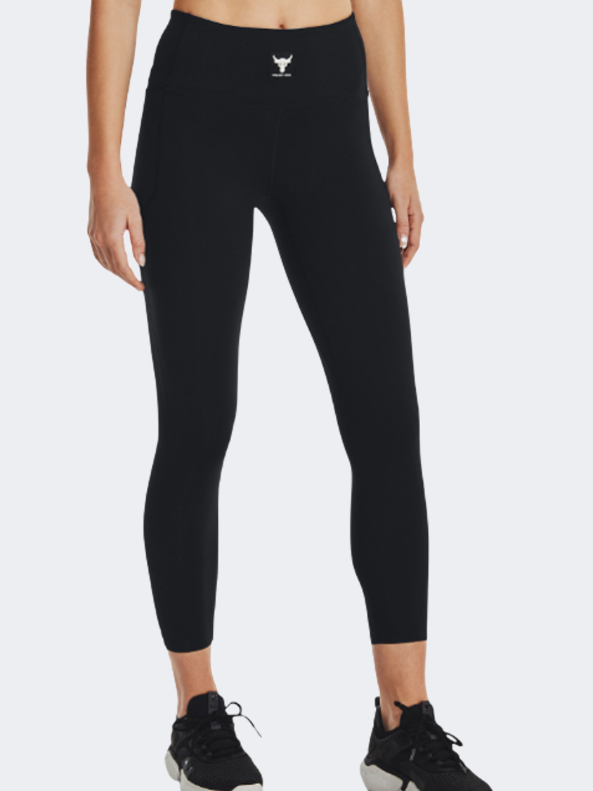 Under Armour Project Rock Meridian Ankle Women Training Tight Black/Ivory