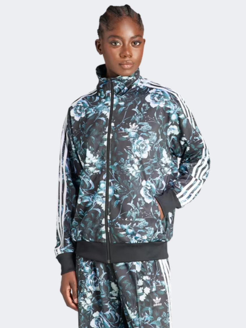 Floral adidas hot sale jacket womens