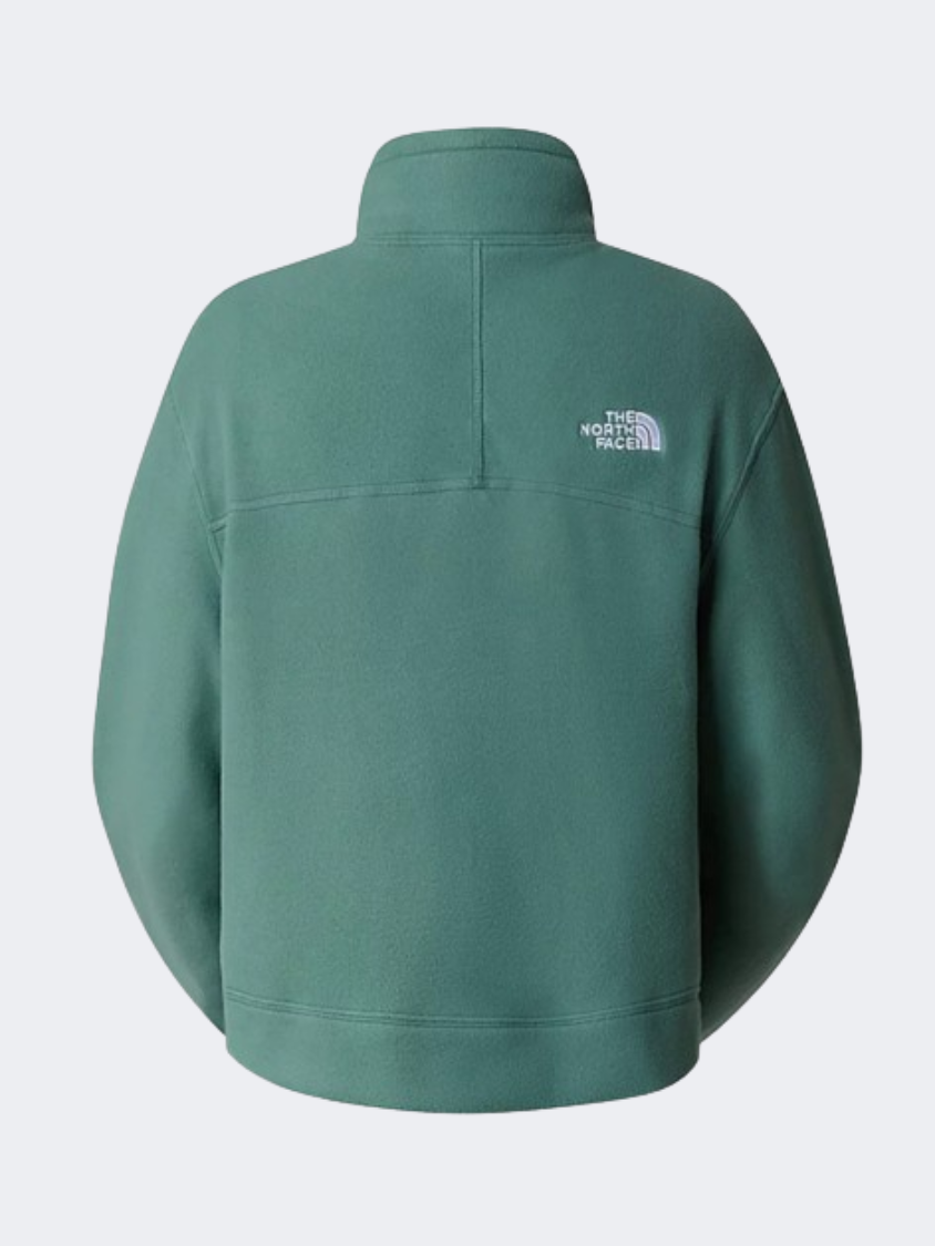 The North Face 100 Glacier Women Hiking Sweatshirt Dark Sage