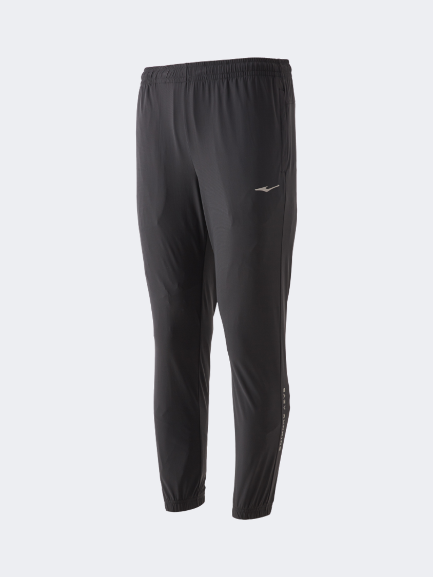 Erke Knitted Cropped Men Running Pant Black