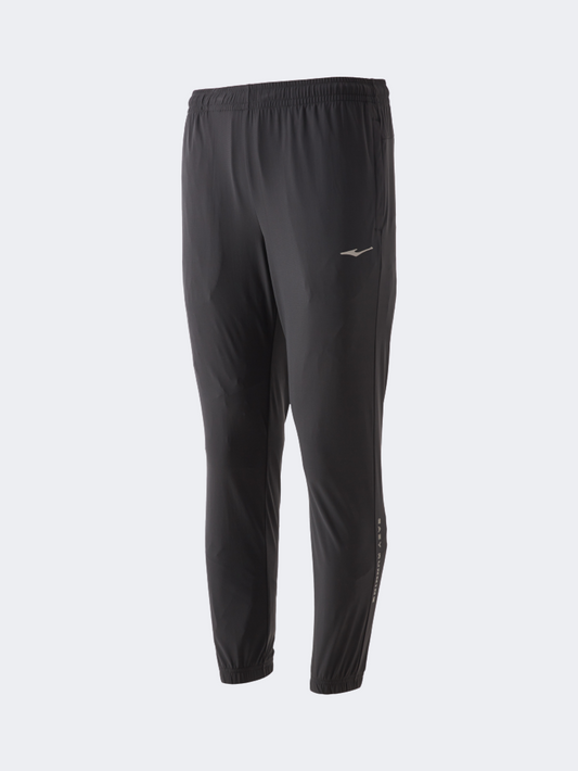 Erke Knitted Cropped Men Running Pant Black