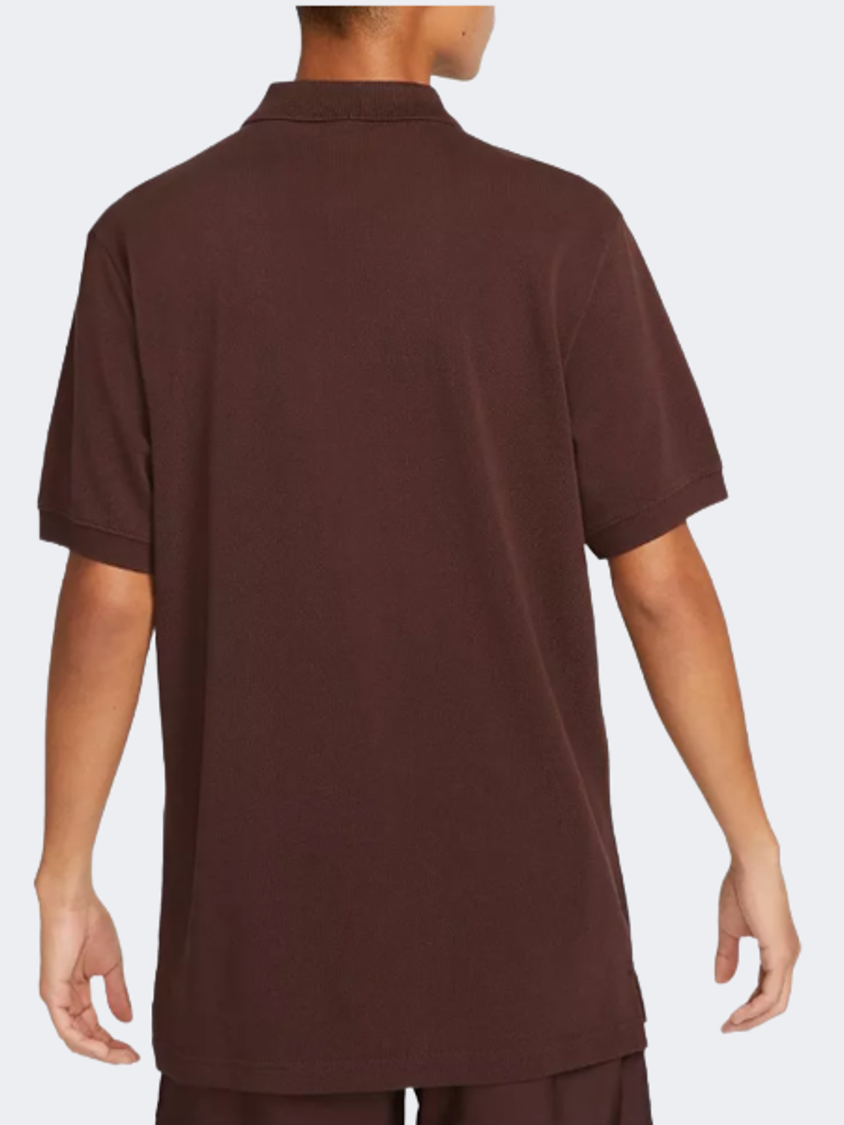 Nike Sportswear Men Lifestyle Polo Short Sleeve Brown