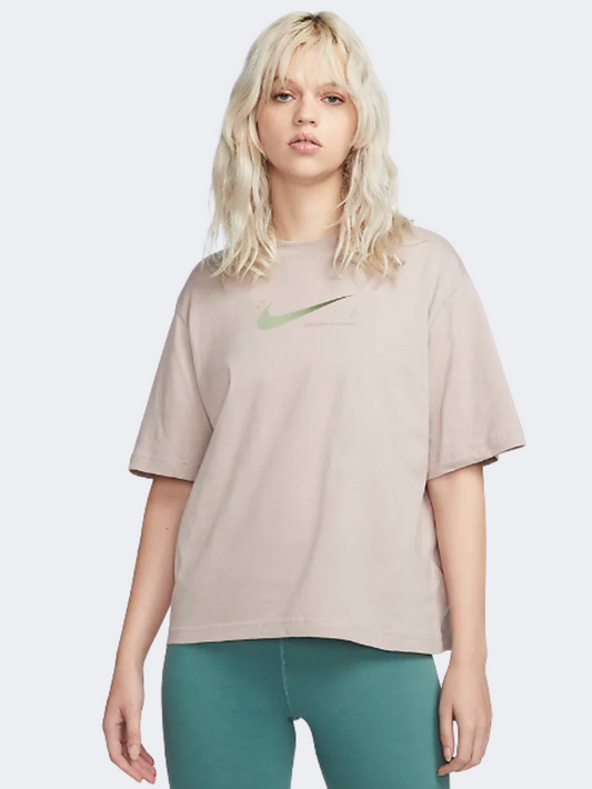Nike Sportswear Women Lifestyle T-Shirt Diffused Taupe
