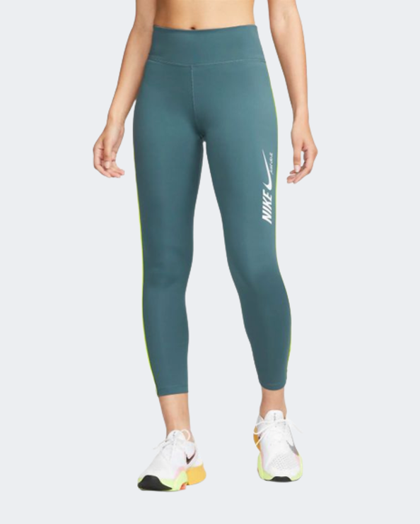Nike, Dri-Fit One Leggings Womens, Ash Green/White