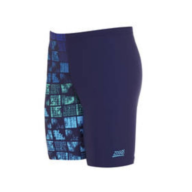Zoggs Rascal Mid Jammer Kids-Boys Swim Swim Tight Navy/Multicolor
