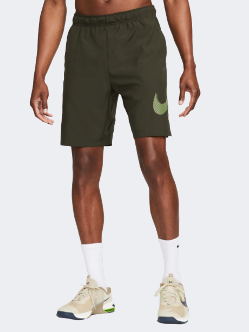 Nike Dri Fit Flex Men Training Short Olive Green Mike Sport Iraq