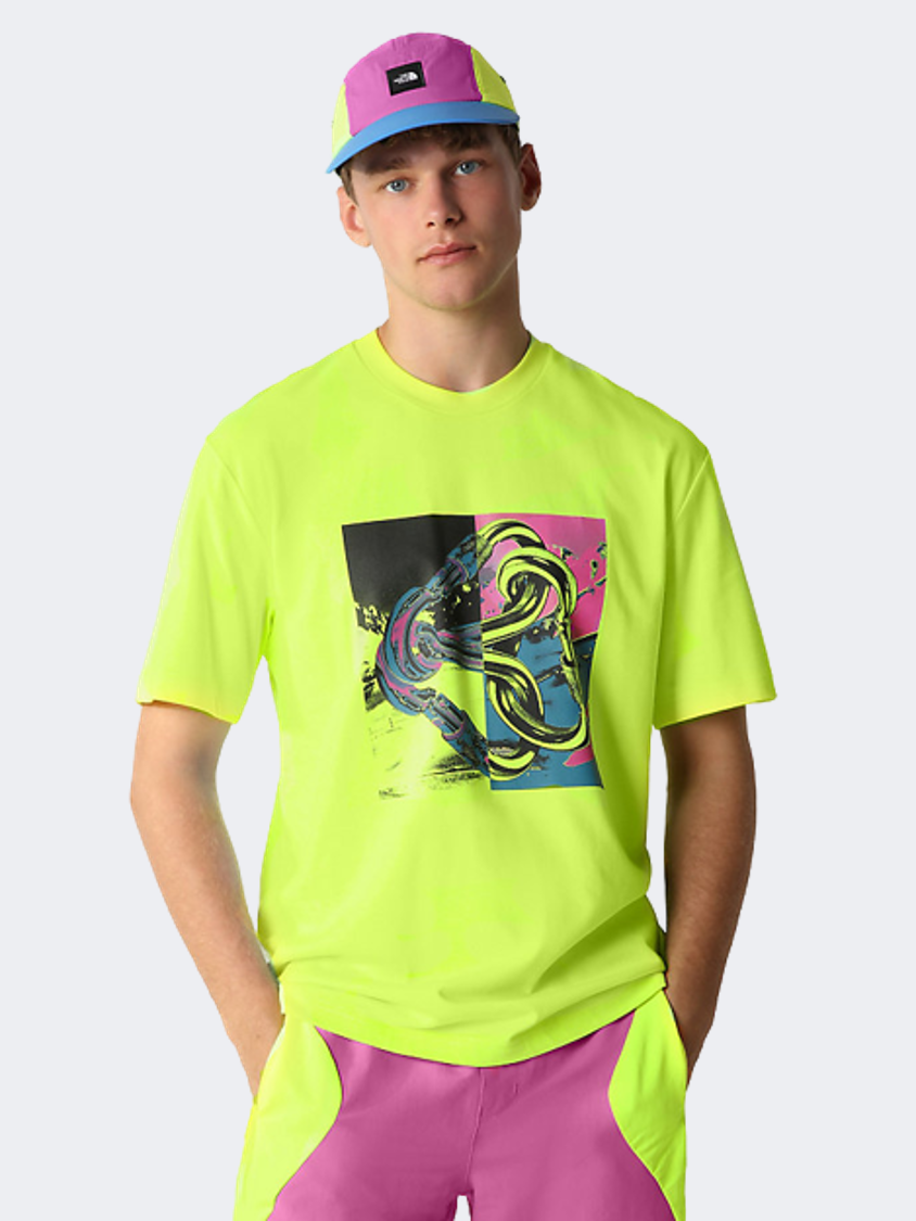The North Face Graphic Men Lifestyle T-Shirt Led Yellow