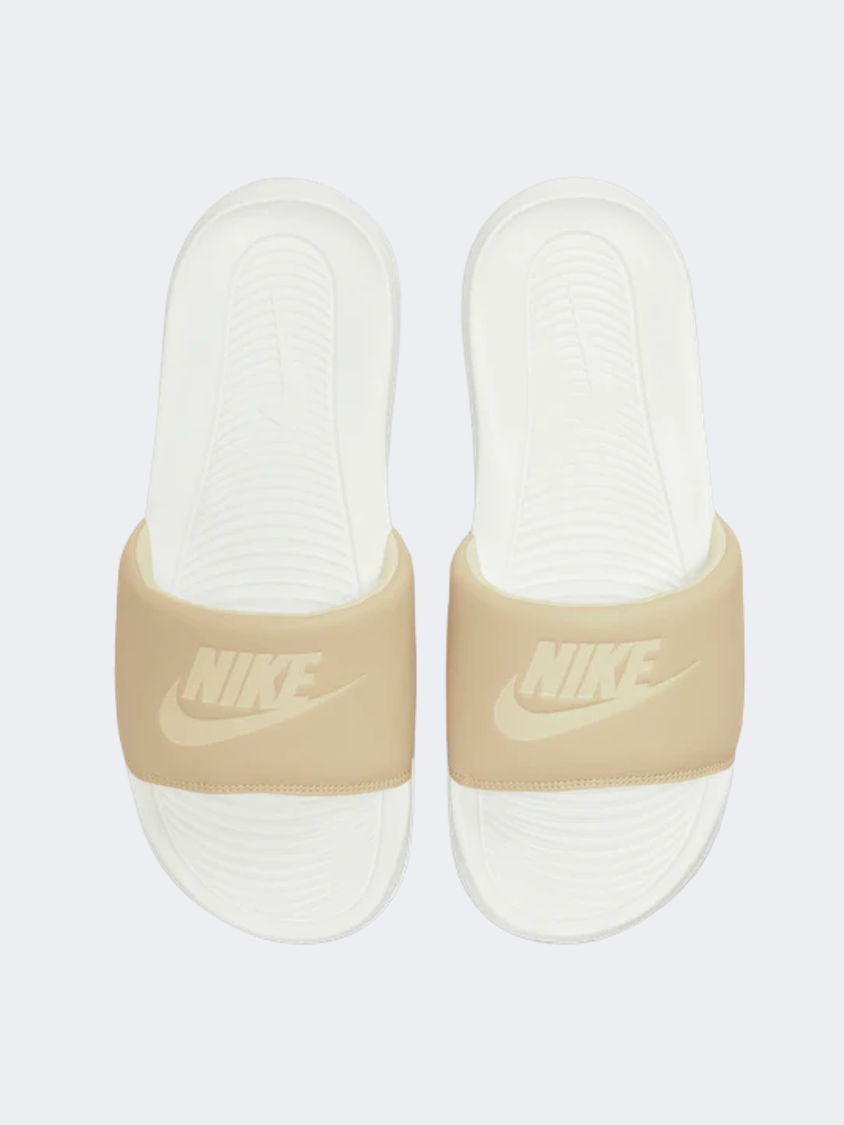 Nike Victori One Women Lifestyle Slippers White/Beige