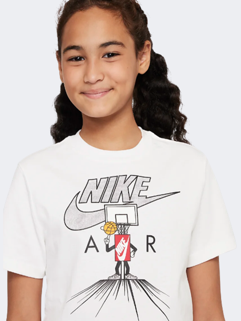 Nike Sportswear Boys Lifestyle T-Shirt White
