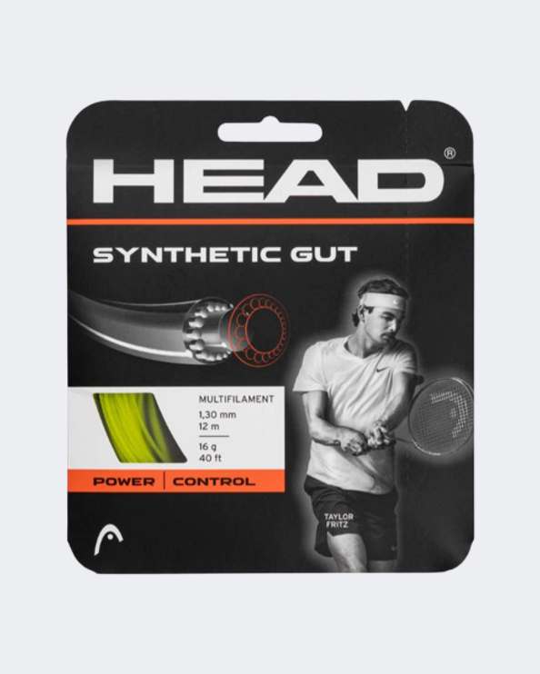 Head Synthetic Gut 16 Tennis Strings Yellow