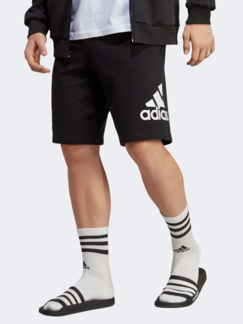 Adidas Essential Big Logo Men Sportswear Short Black/White