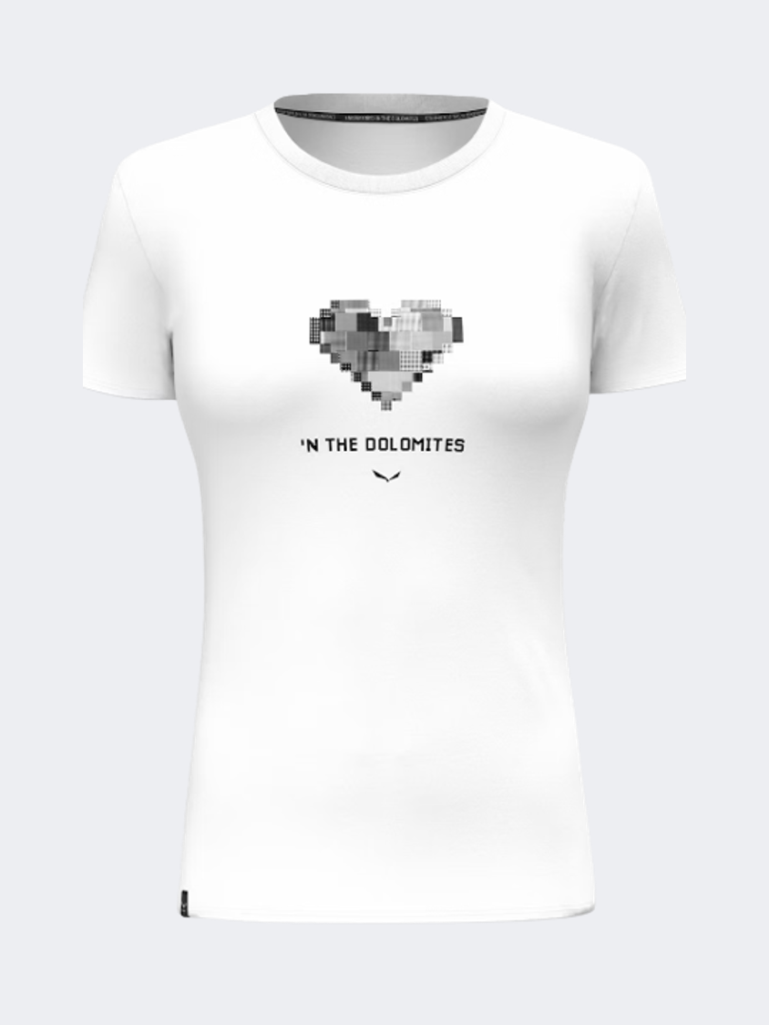 Salewa Pure Heart Dry Women Hiking T-Shirt White