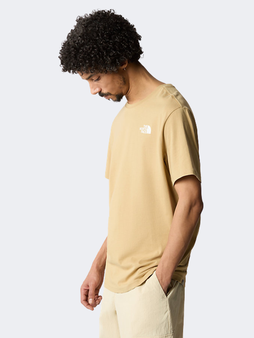 The North Face Redbox Men Lifestyle T-Shirt Khaki Stone