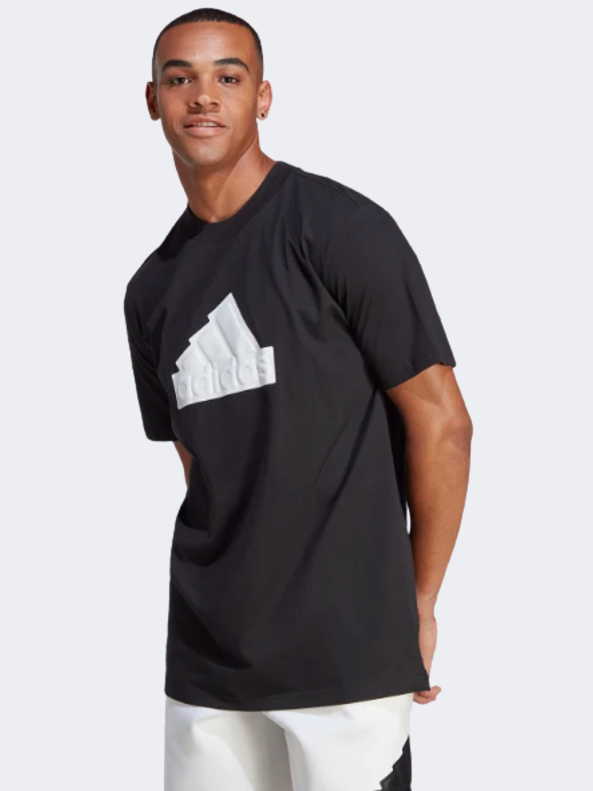 Adidas Future Icons Badge Of Sport Men Sportswear T-Shirt Black/White