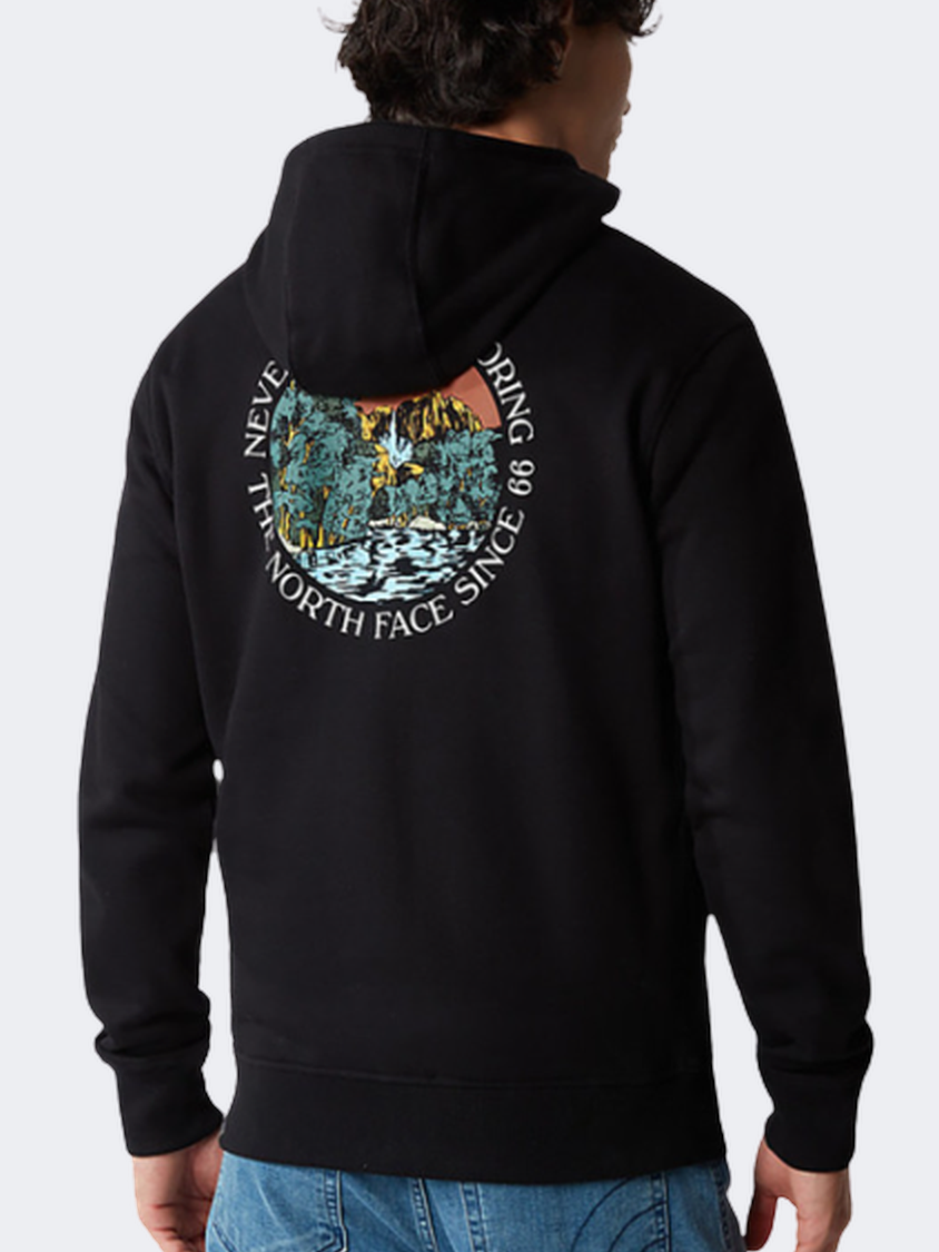 The North Face Season Graphic Men Lifestyle Hoody Black/Brandy Brown