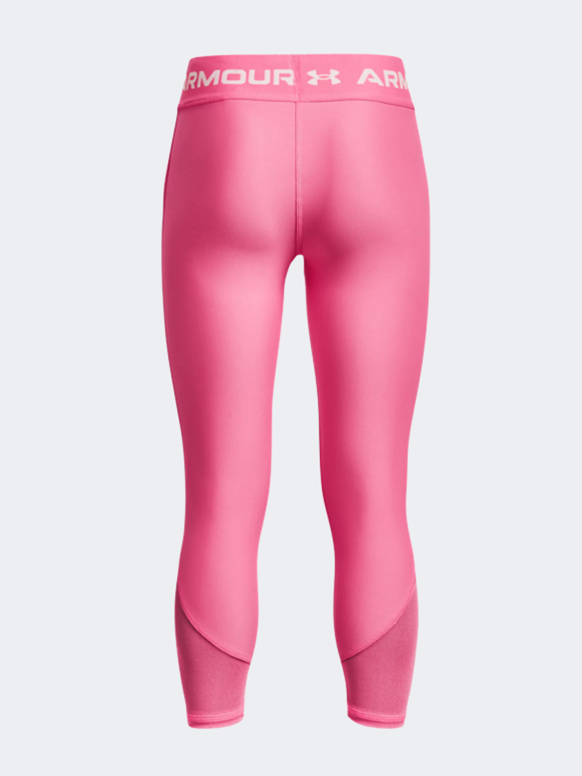 Under Armour Heatgear® Ankle Crop Girls Training Tight Pink