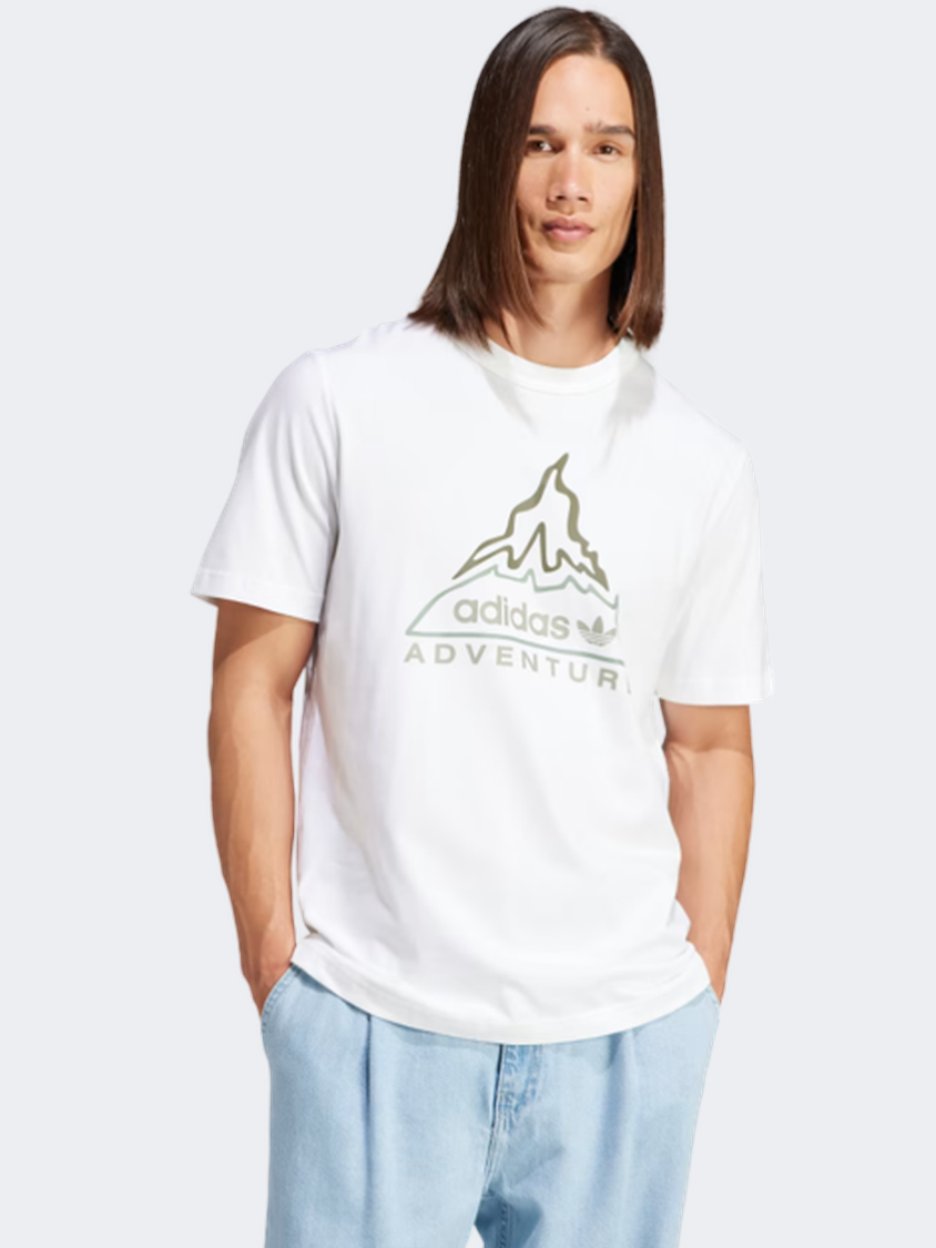 Adidas Adventure Volcano Men Original T-Shirt White