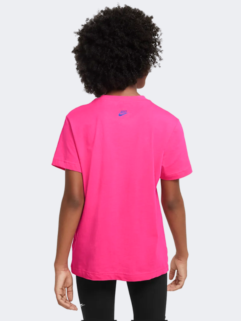 Nike Sportswear Girls Training T-Shirt Fuchsia