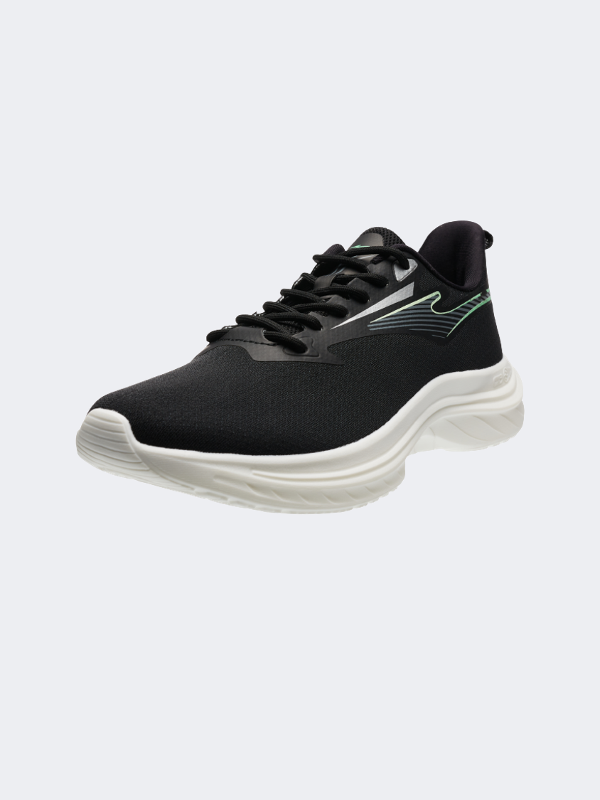 Erke Men Running Shoes Black/Silver