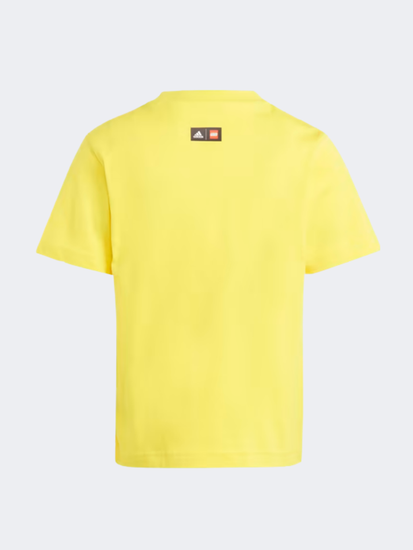 Adidas X Classic Lego® Graphic Kids-Boys Sportswear T-Shirt Yellow
