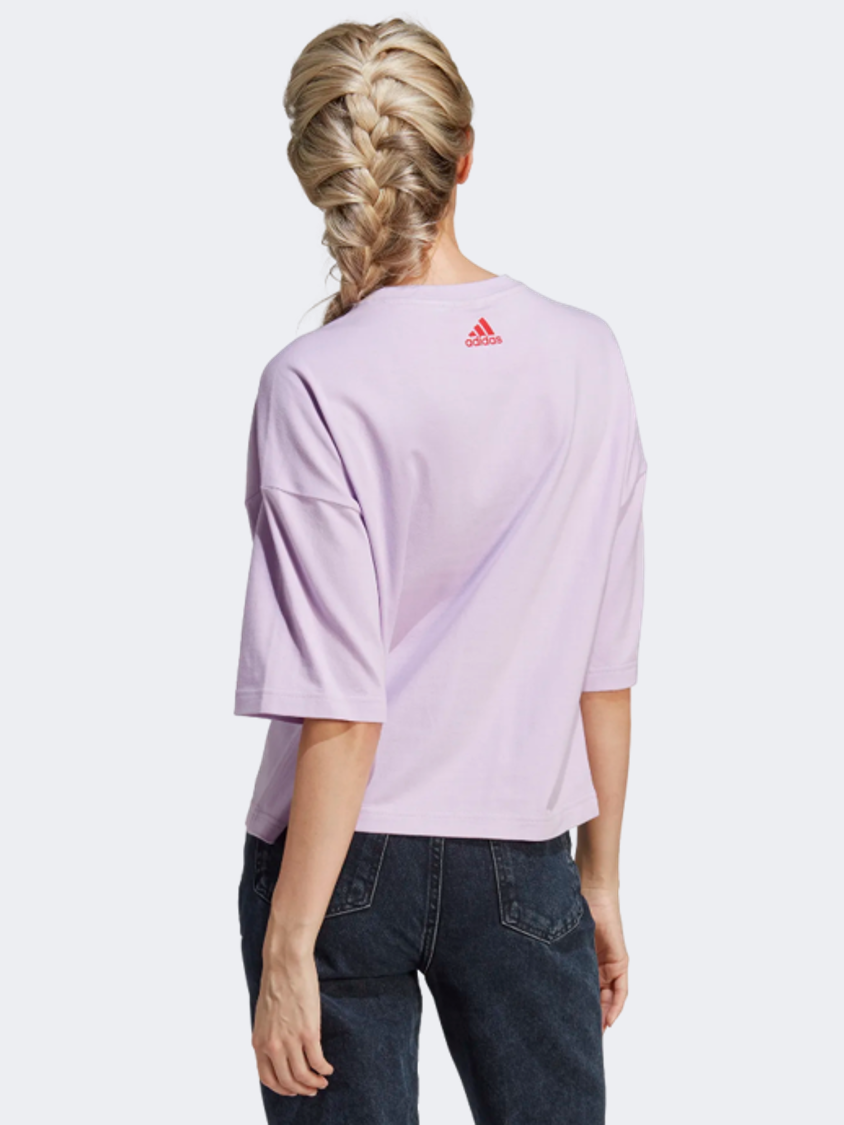 Adidas X Farm Rio Graphic Women Training T-Shirt Purple/Multi