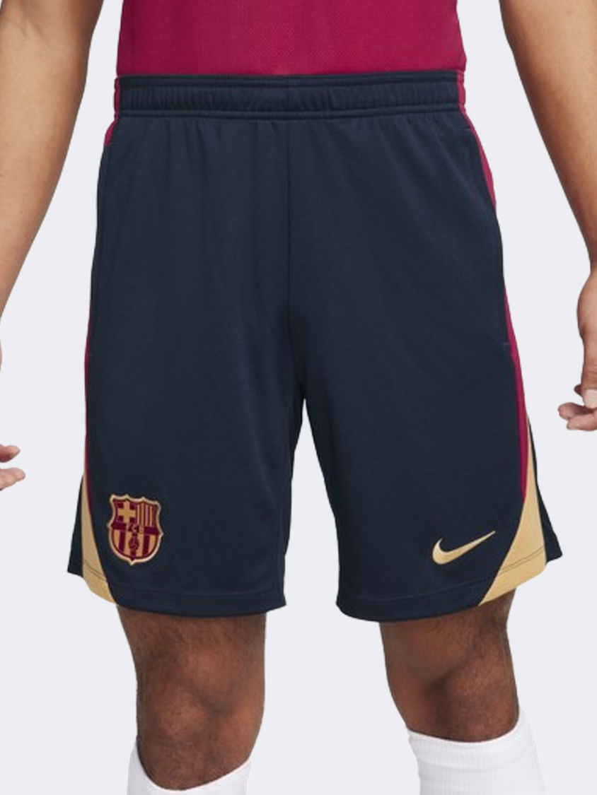 Nike Fc Barcelona Strike Men Football Short Obsidian/Red/Gold