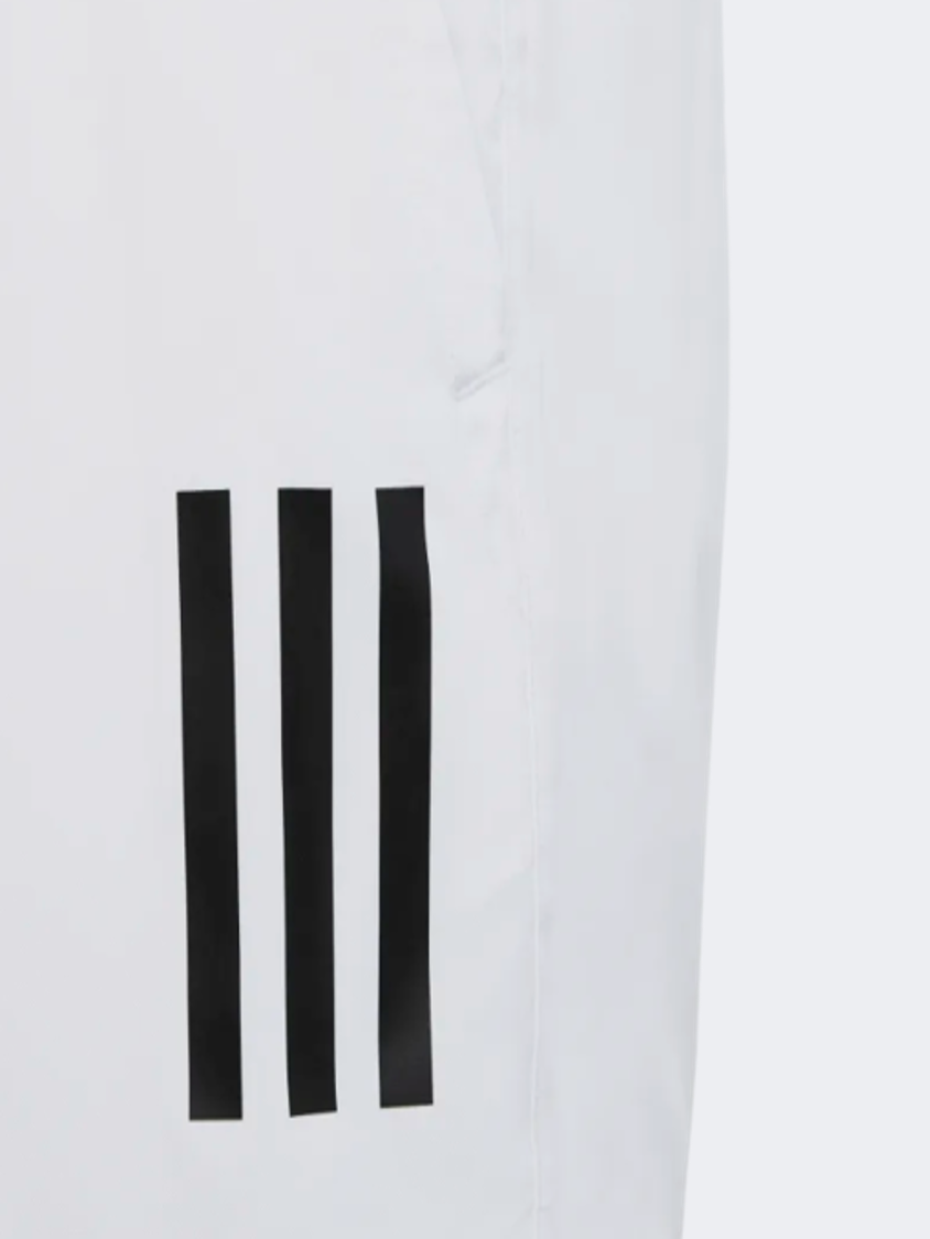 شورت تنس للأولاد Adidas Club Tennis 3-Stripes أبيض/أسود