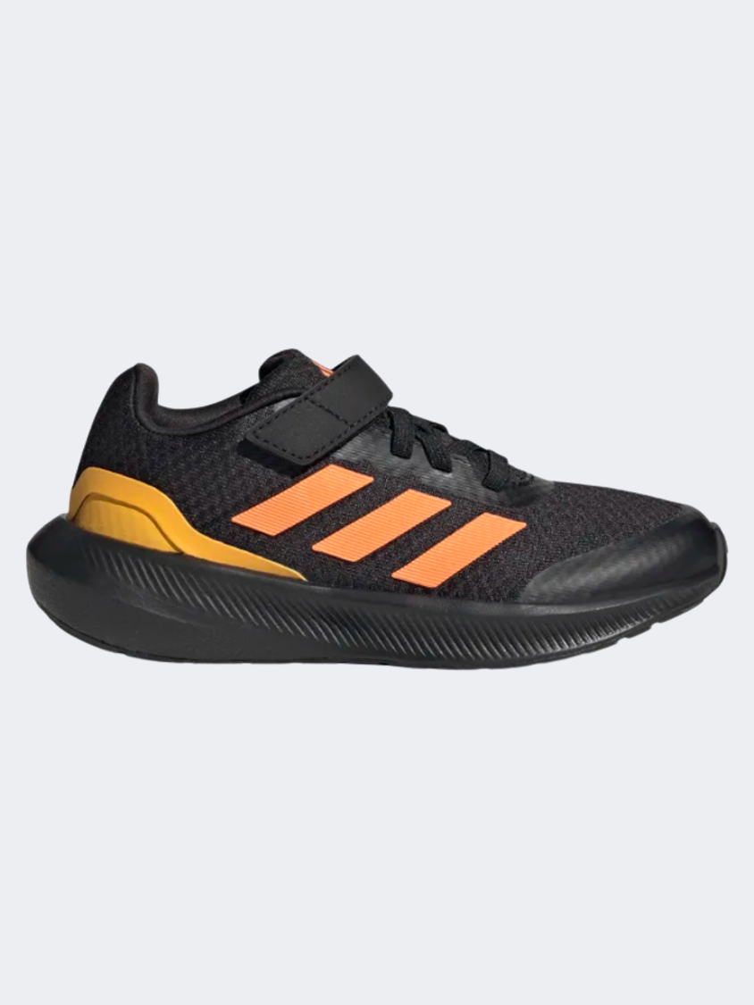 Adidas Runfalcon Ps-Boys Running Shoes Black/Orange – Mike