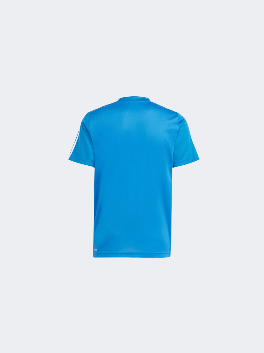 Adidas Essentials 3S Kids-Boys Sportswear T-Shirt Bright Royal/White
