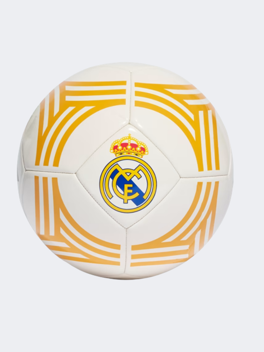 Adidas Real Madrid Home Club Unisex Football Ball White/Gold