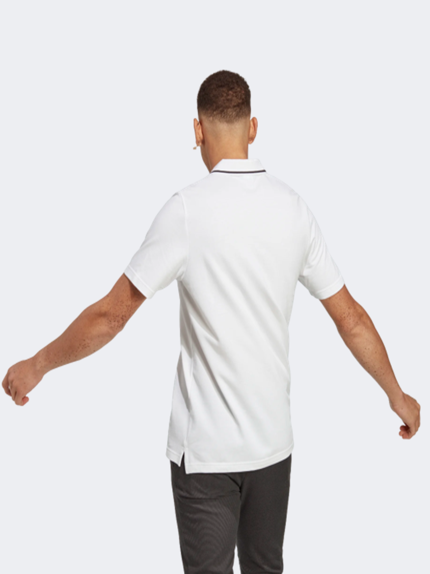 Adidas Essentials Piqué Men Sportswear Polo Short Sleeve White