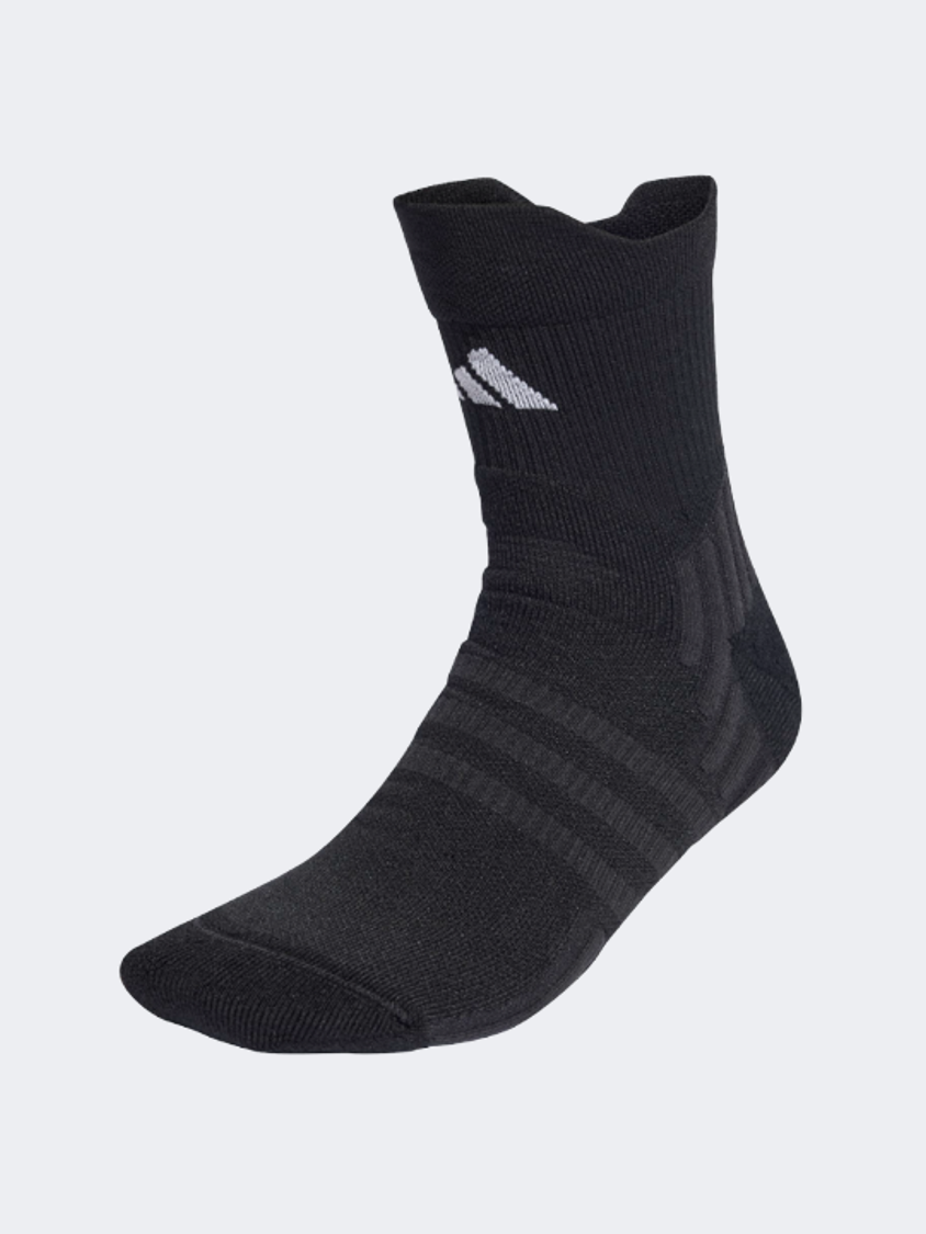 Ht1643-Tennis Qrt Sock Black/White
