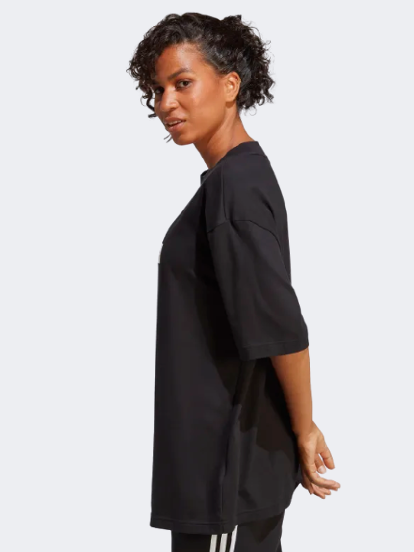 Adidas Future Icons Badge Of Sport Boyfriend Women Sportswear T-Shirt Black