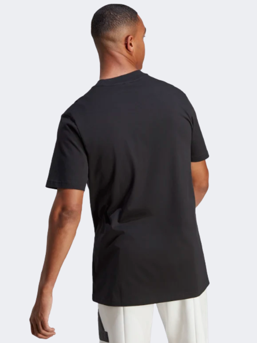 Adidas Future Icons Badge Of Sport Men Sportswear T-Shirt Black/White