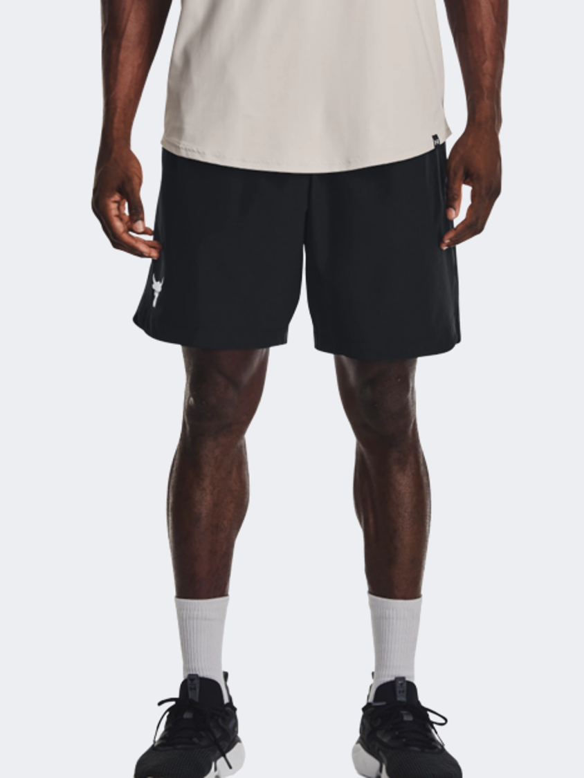 Under Armour Project Rock Woven Men Training Short Black/White