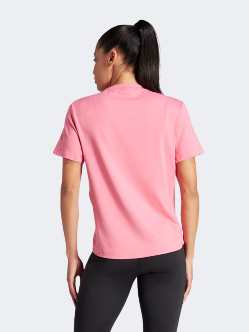 Adidas Versatile Women Training T-Shirt Fusion Pink/White