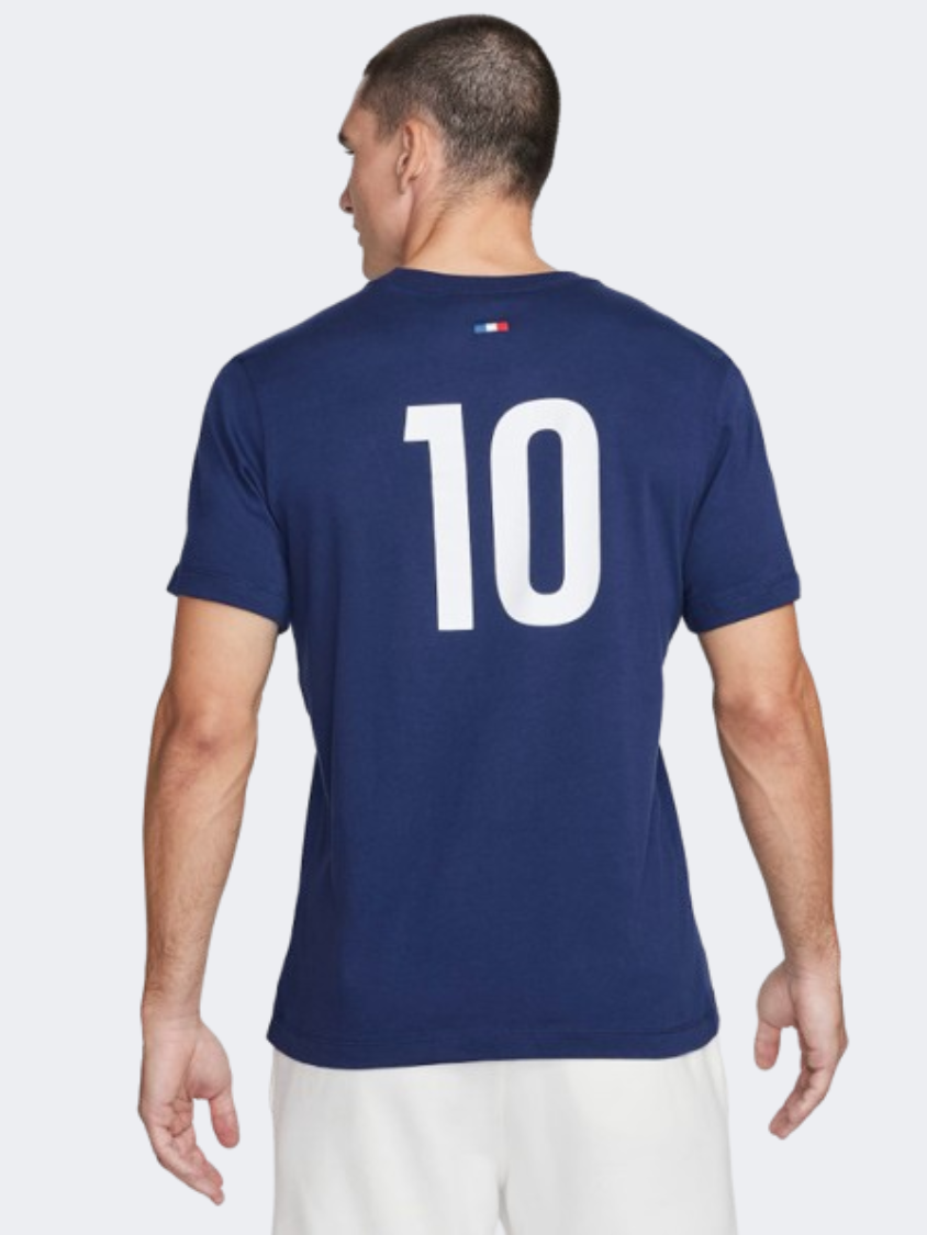 Nike Psg Number 10 Men Football T-Shirt Minight Navy